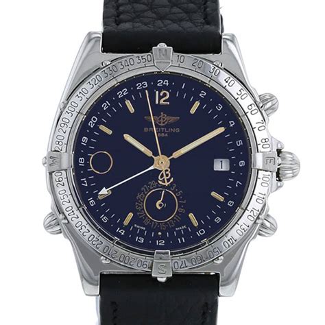 breitling duograph ref a15507|Breitling duograph model 42.